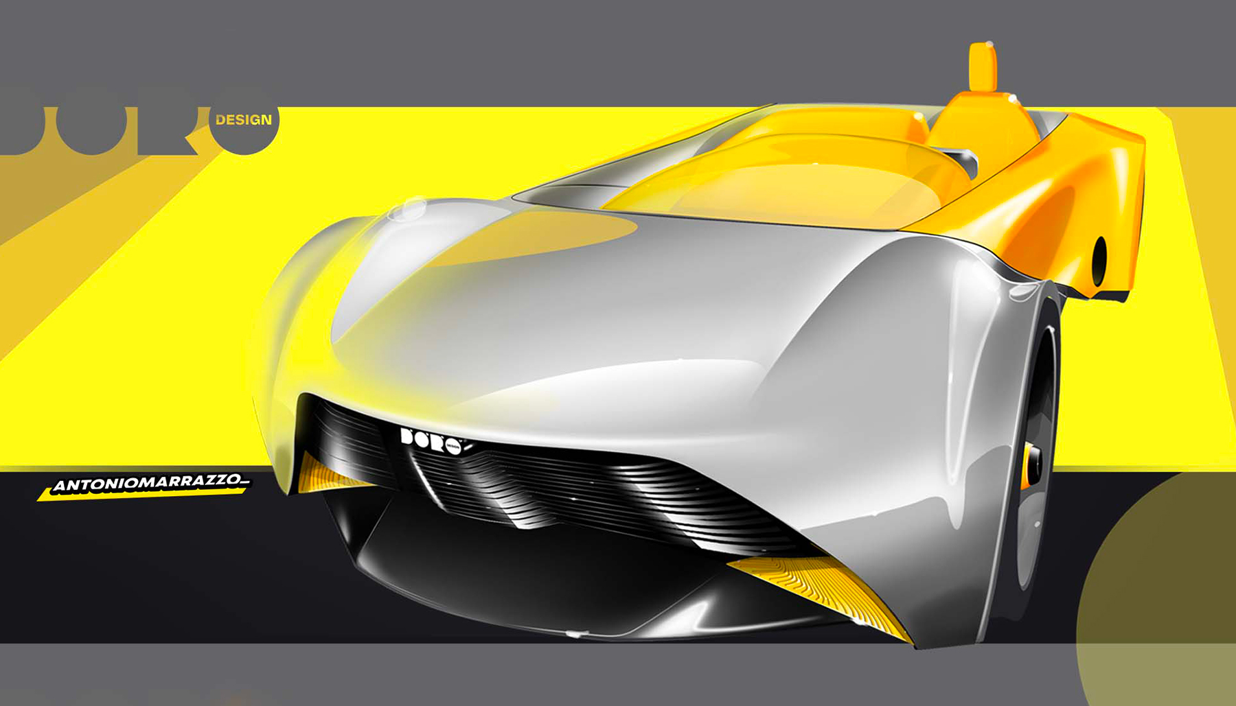 Paventa spider vision concept car design front